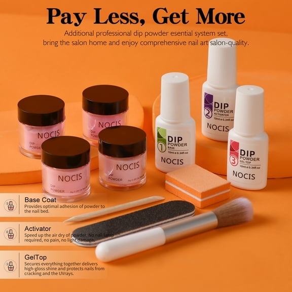 polish,Nail Lamp Dip Nail Diy Art Kit Uv/led Nail Lamp Needed Diy Salon Colors Nail Coat Diy Kit Dip No Uv/led Nail Set With 4 Dip With Coat Needed With Dip No Dip Diy 4 With Nail 4 Nail 4 No