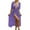 Purple, variant on Swim Suit Cover Up Beach Coverups for Women 2025 Women's Lightweight Beach Cover Up with Split Design and Tie Waist for Stylish Swimwear