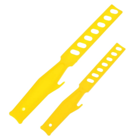 Homoyoyo Yellow Paint Stirring Rods 2 Pack PP Plastic Mixing Tool for Home and Projects