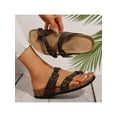 thumbnail image 5 of Womens Comfortable Summer Beach Sandal with Cork-Footbed and Adjustable Buckle, 5 of 7
