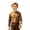 A-Khaki120, variant on JAJAHO Dress Shirts For Boy Button Down Shirt Long Sleeve Striped Patchwork Stand Collar Blouses School Uniform Wear 2-14Y Comfy Tops
