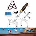thumbnail image 3 of Almencla Bâton de Billard Rétractable pour Club Accessoire de Table de Billard Rouge, 3 of 8