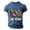 Z25-Blue, variant on Men's 4th of July T-Shirt USA American Flag Print Short Sleeve Crew Neck Casual Regular Fit Graphic Tee for Daily & Independence Day,S