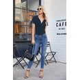 thumbnail image 4 of Zeagoo Womens Cotton Button Down Fitted Button Up Server Uniform Shirt, 4 of 7