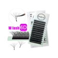 thumbnail image 1 of 4D W Lash Extension Rusia Volumen WY Fluffy Premade Fans Eyelash Clover Bloom Mink Faux Cil Lashes Dolly Hybrid Eyelash Cilios Dengxun unisex, 1 of 2
