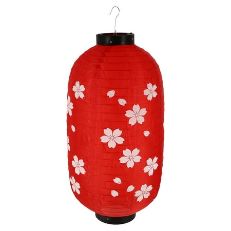 

NUOLUX 1Pc Japanese Style Lantern Pendant Cherry Blossoms Lantern Chic Hanging Lantern