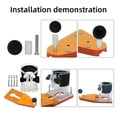 thumbnail image 6 of yotijay Circle Cutting Jig for Electric Hand Trimmer Sturdy Professional 26cm Guide Rail, 6 of 9