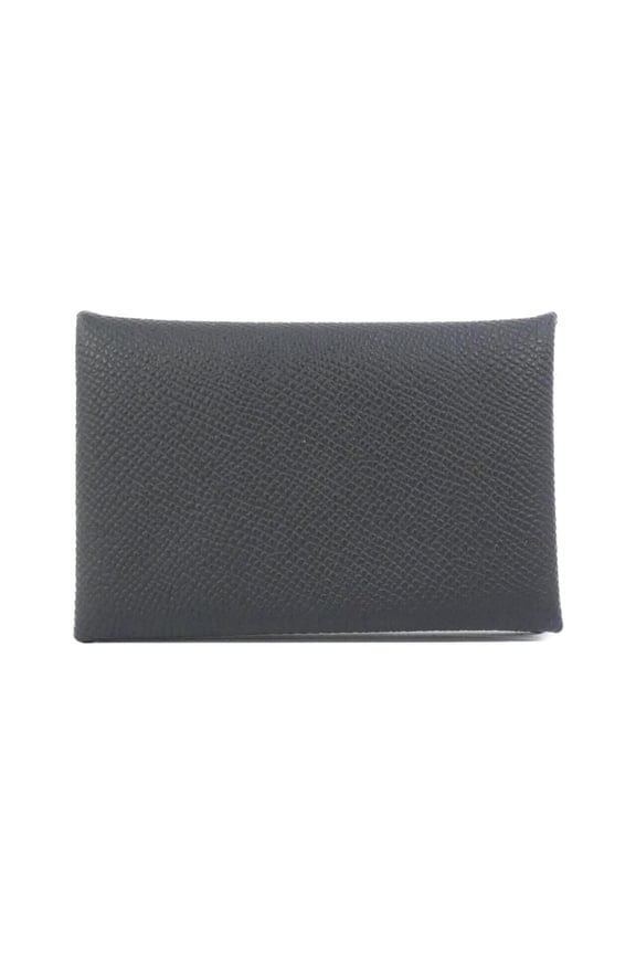 Pre-Owned Hermes Calvi 044164CK Business Card Holder/Card Case