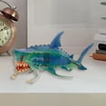 thumbnail image 4 of Figuras de tiburón,figuras de modelo tiburón juguete de baño marino de plástico juguetes león de peluche, ballena, 4 of 9