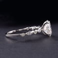 thumbnail image 3 of Cora Jewellery 2TCW Oval Moissanite Engagement Ring For Women, 14K Yellow Gold, 3 of 6