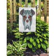 thumbnail image 2 of JSDART Boxeur Chien Tête Zentangle Crayon à Main Motif Zen Orné Dentelle Drapeau de Jardin Drapeau Décoratif Bannière de Maison 28x40 Pouces, 2 of 2