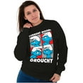 thumbnail image 4 of The Smurfs Current Mood Grouchy Sweatshirt for Men or Women Brisco Brands S, 4 of 6