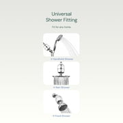 Aquabliss SF400 Daily Revitalize+ Shower Filter – Double Vitamin C & Tourmaline, 40% More Filtration, Reduces Chlorine for Healthier-Looking Skin, Hair & Nails – Chrome