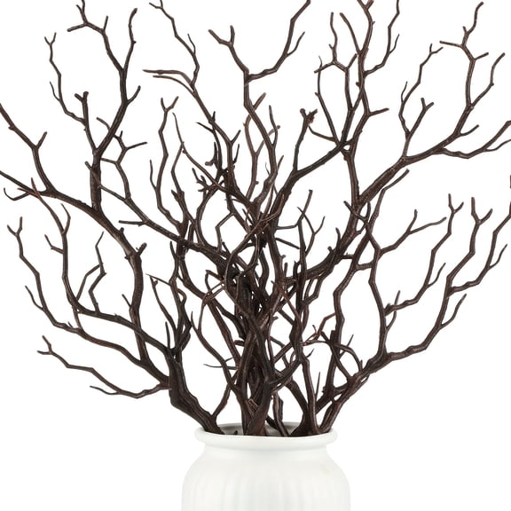 10pcs Artificial Tree Branches-Faux Branches Antler Decor Decorative Branches for Christmas Tree Decorations, Wedding Floral Arrangements, Branches for Vase & Country Style Home Accents