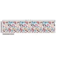 thumbnail image 2 of Ambesonne Colorful Fabric by the Yard Upholstery, Funny Colorful Shoes Print, 3 Yards, Multicolor, 2 of 4