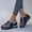 Black, variant on AXXD Black Sandals for Women Flat Shoes Ladies Beach Sandals Summer Non-Slip Causal