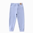 thumbnail image 4 of Gibobby Girls Sweatpants with Pockets- Baggy Fashion Casual Elastic Waist 2T 3T 4T 5T 6T 7T 8T Kids Wide Leg Pants School Daily Wear Toddler Girls Winter Clothes(7-8T,Purple), 4 of 4