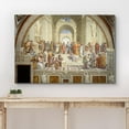 thumbnail image 3 of wall26 Canvas Print Wall Art The School of Athens by Raphael People Historic Illustrations Fine Art Traditional Scenic Colorful Dark for Living Room, Bedroom, Office - 32"x48", 3 of 5