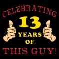 thumbnail image 3 of CafePress - Funny 13Th Birthday For Boys - Men's Dark Pajamas, 3 of 4