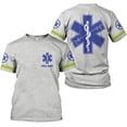 thumbnail image 6 of Personalized EMT Shirt, EMS Shirt, Customized EMS Shirts,EMT Paramedic Uniform Emergency Medical Technician Shirts (White, M), 6 of 8