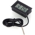 thumbnail image 2 of Digital Lcd Thermometer Temperature Monitoring With External Probe For Fridge Freezer Fridge Aquarium - Black, 2 of 6