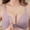 Purple, variant on LADIGASU Women's Solid Color Pregnant Women Breastfeeding Bra With Open Button Postpartum Breastfeeding Bra