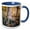 Blue/White, variant on 3drose, Autumn Forest View in Mammoth Cave National Park, 11oz Two-tone Yellow Mug