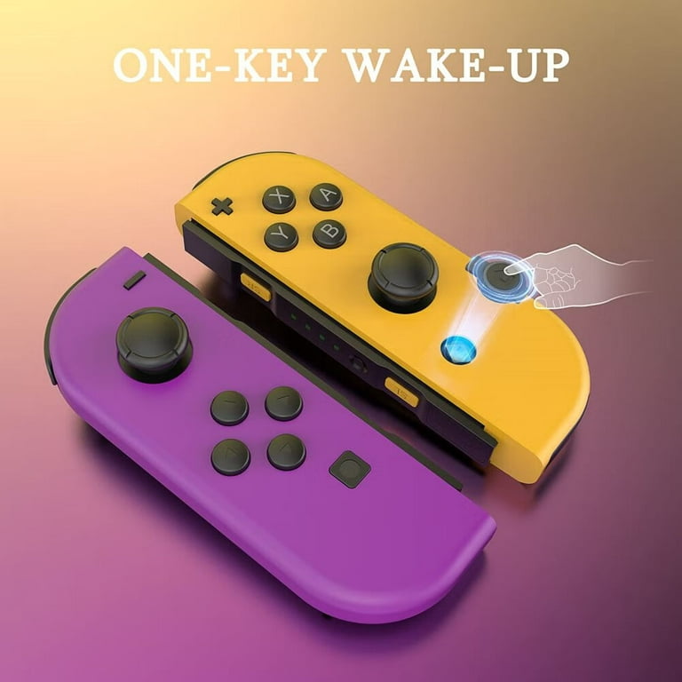 Nintendo Switch Joy-Con Controller Pair Purple & Neon Orange - JB