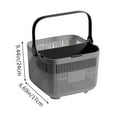 thumbnail image 3 of Wzzjkit Plastic Organizer Storage Baskets with Handles, Large Capacity Portable Shower Basket Dorm, Shower Caddy Bins Organizer for Bathroom and kitchen, 3 of 7