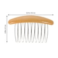 thumbnail image 3 of EIGTHTAIL 6Pcs Hair Side Combs Styling Hair Comb Teeth Hold Clips, 3 of 7