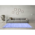 thumbnail image 3 of Ahgly Company Machine Washable Indoor Rectangle Abstract Blue Contemporary Area Rugs, 5' x 8', 3 of 4