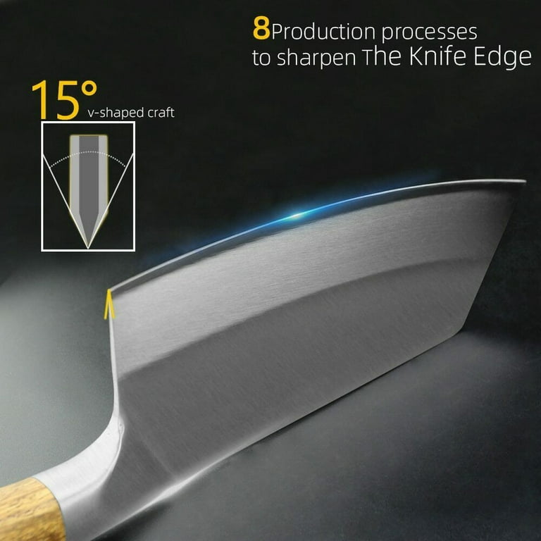 Kitchen Butcher Knife Stainless Steel,Zengest 8 inch Multi Purpose