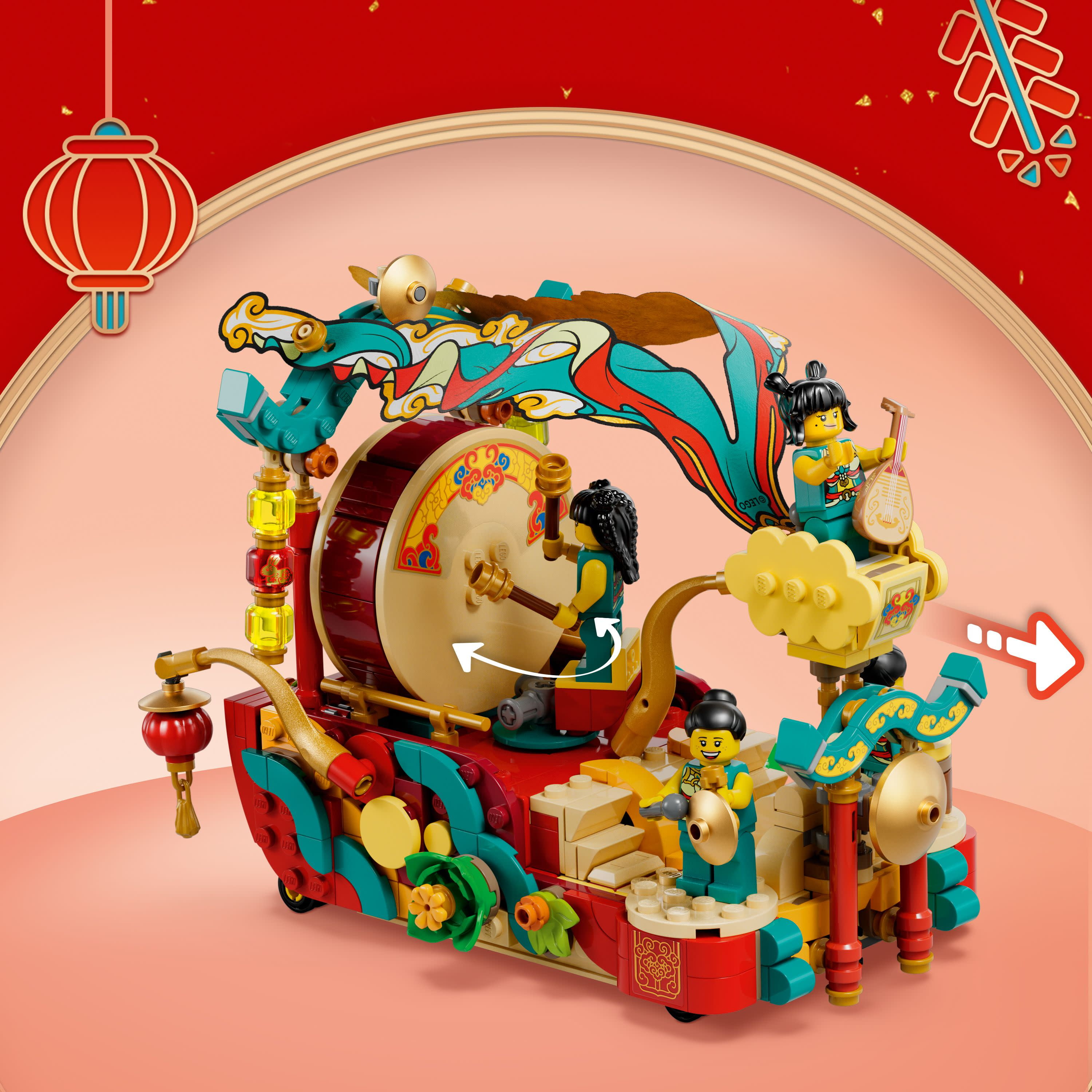 LEGO Lunar New Year Parade 80111 Building Toy Set (1,653 Pieces)