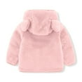 thumbnail image 6 of Zshosam Boys Fleece Zip Up Jacket Toddler Kids Polar Fleece Jacket, Thickened Full-Zip Long Sleeve Warm Coats Outwear for Baby Boys Girls Autumn Spring Winter Size 5T 6T,(Pink 5-6 Years), 6 of 6
