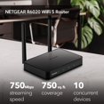 thumbnail image 5 of Router WiFi NETGEAR Doble Banda AC750 con Cobertura de 750 Pies y 4 Puertos Ethernet, 5 of 5