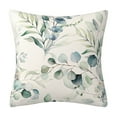 thumbnail image 6 of Sage Green Eucalyptus Pillow Covers 18x18" – Watercolor Leaf Print Throw Pillow Cases for Sofa, Bed & Outdoor – Modern Floral Cushion Covers for Living Room & Patio Decor – Durable & Washable, 6 of 7