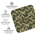 thumbnail image 3 of Vsdgher Camouflag Leather Coasters for Drinks, Durable Drink Coasters 4 Set for Tabletop Protection, Luxurious Home Décor and Housewarming Gift ( {designName})Square, 3 of 6