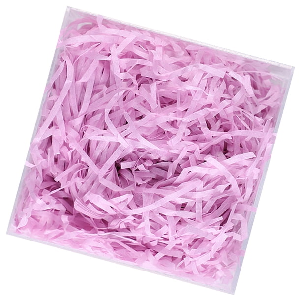 Billuyoard 1 paquete de relleno de rafia de papel Lafite, regalo arrugado triturado, embalaje de dulces, artesanía para boda, Pascua, Año Nuevo, rosa y Type3 NO3 Billuyoard HA061959-06B