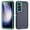 Blue+Mint, variant on for Samsung Galaxy S24 Phone Case, Hybrid Hard PC Back   Silicone EVA Shockproof Protective Dustproof Non-Slip Heavy Duty Rugged Phone Case Cover for Samsung Galaxy S24, Black