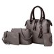 thumbnail image 5 of Set de Bolsos Mujer Baoblaze PU Gris 4 Piezas, 5 of 8