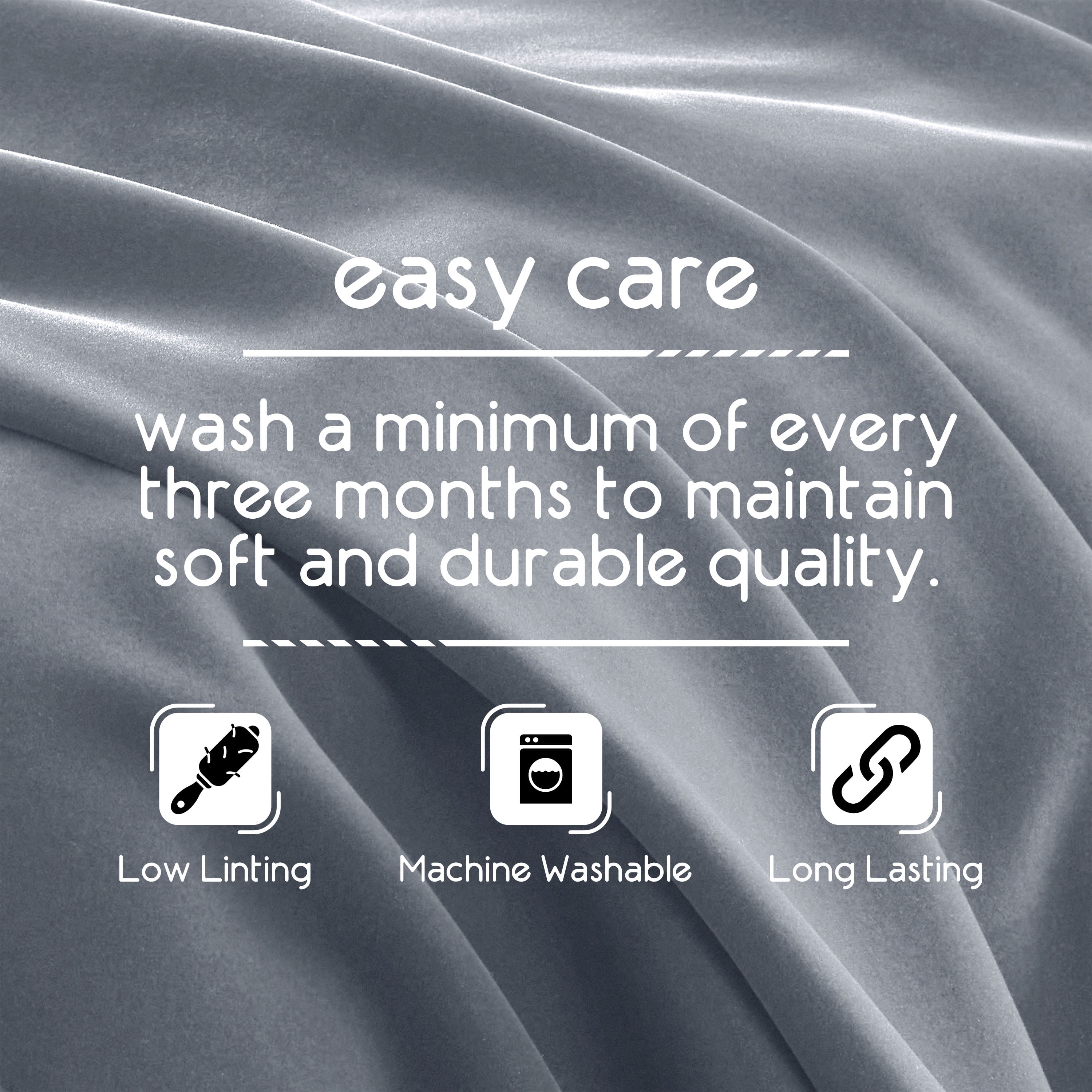 Soft All-Season Fleece Throw Blanket – Cozy Layering Bed Blanket – Full/Queen Size – Grey