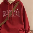 thumbnail image 5 of Sudadera con capucha y estampado de letras de otoño para hombre, sudadera con capucha de forro polar vintage Y2K 2024, nueva sudadera con capucha de gran tamaño de moda de hip hop, 5 of 5