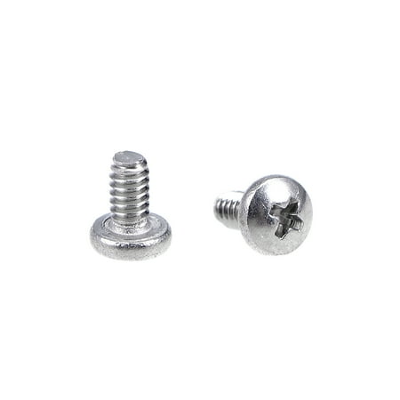 

M1.6x3mm Machine Screws Pan Phillips Head Screw Fasteners Bolts 100Pcs