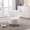 Ivory, variant on Jopath Velvet 360°Swivel Barrel Chair, Swivel Accent Chairs Armchair, Round Barrel Chairs with Gold Stainless Steel Base for Living Room Reading Bedroom Emerald