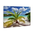 thumbnail image 4 of Stupell Industries Palm Tree Across Beach Coastal Photography Gallery Wrapped Canvas Art Print Wall Art, 36 x 24, 4 of 8