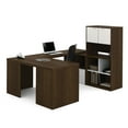thumbnail image 4 of I3 by Bestar U-Shaped Desk-Finish:Tuxedo & Sandstone, 4 of 7
