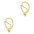 thumbnail image 2 of Sidaley Cordón para teléfono móvil, correa cruzada para el cuello, ajustable, universal, para colgar llaves, cuerda para correr, compras, Amarillo 2piezas, 2 of 6