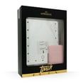 thumbnail image 3 of Impressions Vanity Touch XL and Touchup LED Makeup Mirror Bundle with 5X Magnification (Pink), 3 of 7