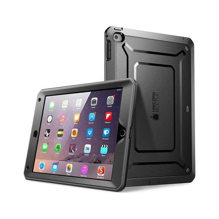 UPC: 0790304518676 | SUPCASE Unicorn Beetle Protective Case For iPad Air 2 Black/Black SUP-AIR2-UBP-BK