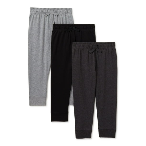 Garanimals Baby and Toddler Boy Jogger Pants Multipack, 3Pack, Sizes
